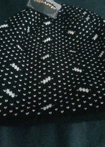 Siyah Örgü Kadın Bere - Görsel 8