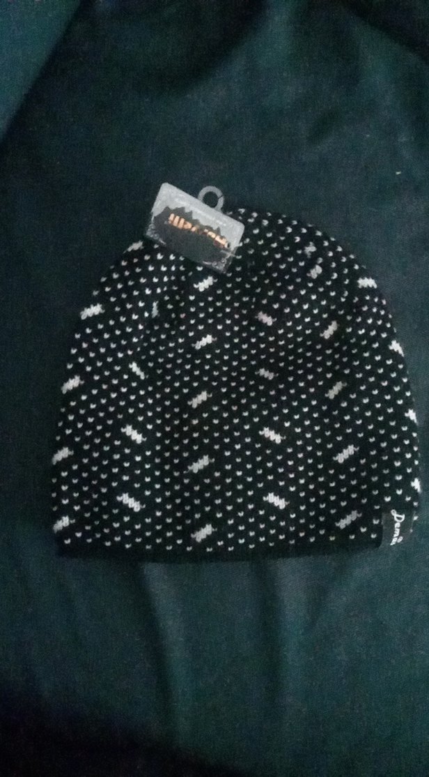 Siyah Örgü Kadın Bere - Görsel 2