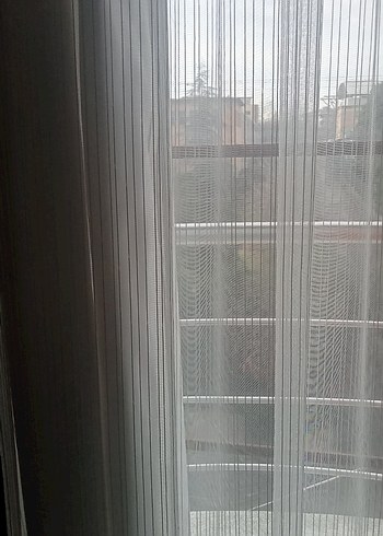 Düz Modern Tül Perde - Görsel 8