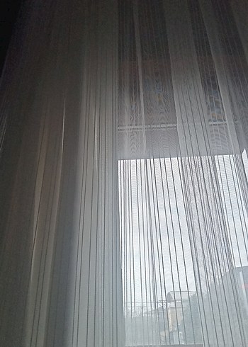 Düz Modern Tül Perde - Görsel 6