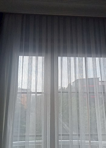 Düz Modern Tül Perde - Görsel 2