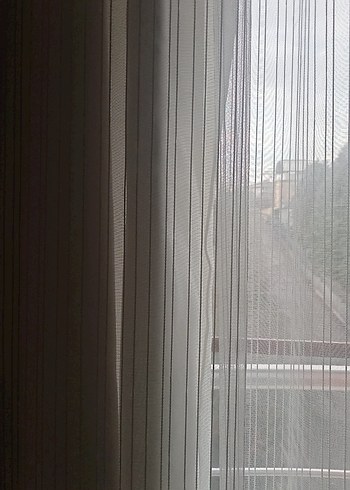 Düz Modern Tül Perde - Görsel 4