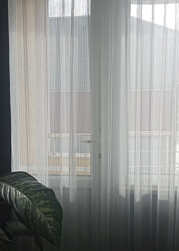 Düz Modern Tül Perde - Görsel 9