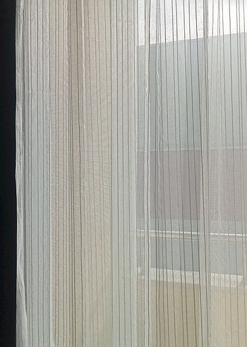 Düz Modern Tül Perde - Görsel 11