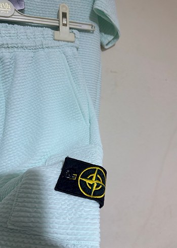Stone island Erkek Mavi Kısa Kollu Örgü Takım - Görsel 2