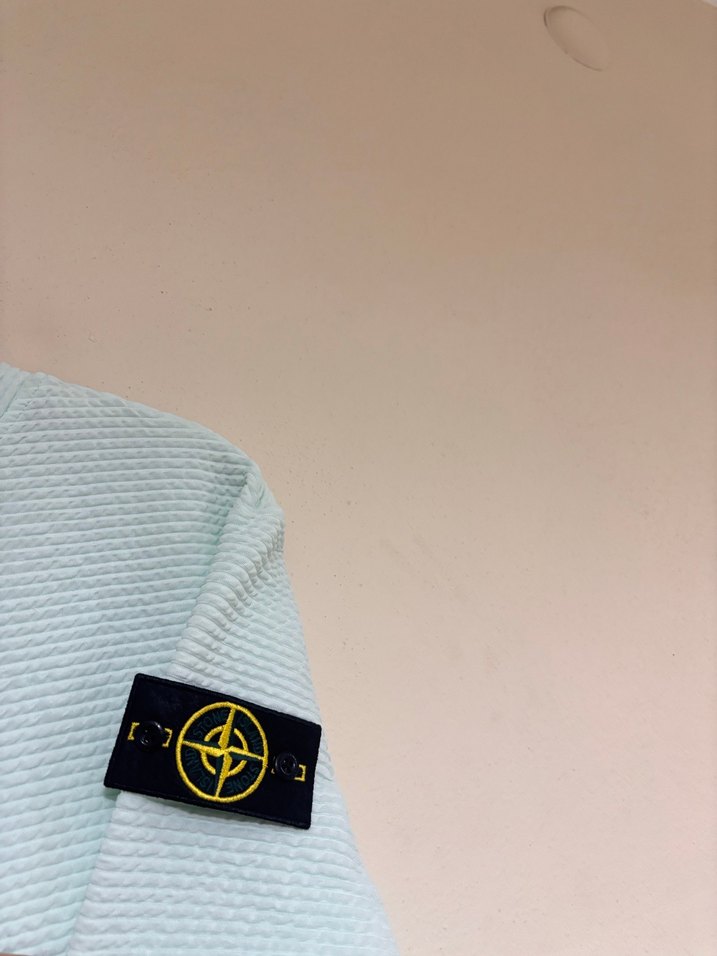Stone island Erkek Mavi Kısa Kollu Örgü Takım - Görsel 3