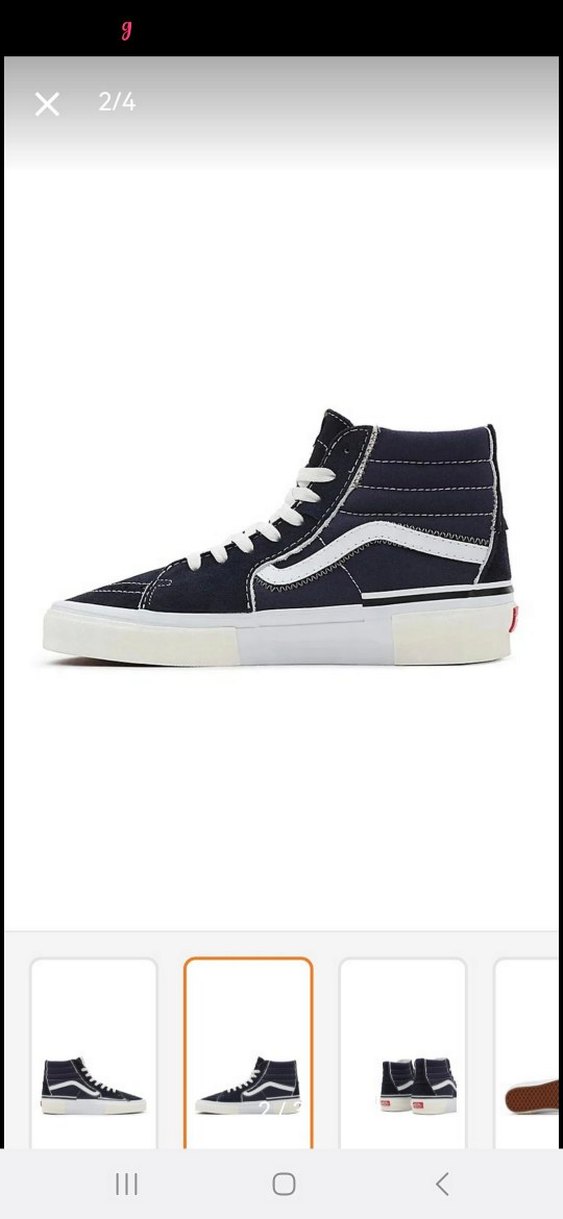 Beyaz Denim Platform Topuklu Kadın Sneakers - Görsel 3