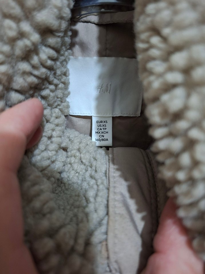 Kadın Bej Kürklü Polar Ceket - Görsel 3