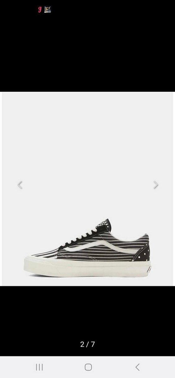 Kadın Siyah Beyaz Desenli Platform Spor Ayakkabı - Görsel 2