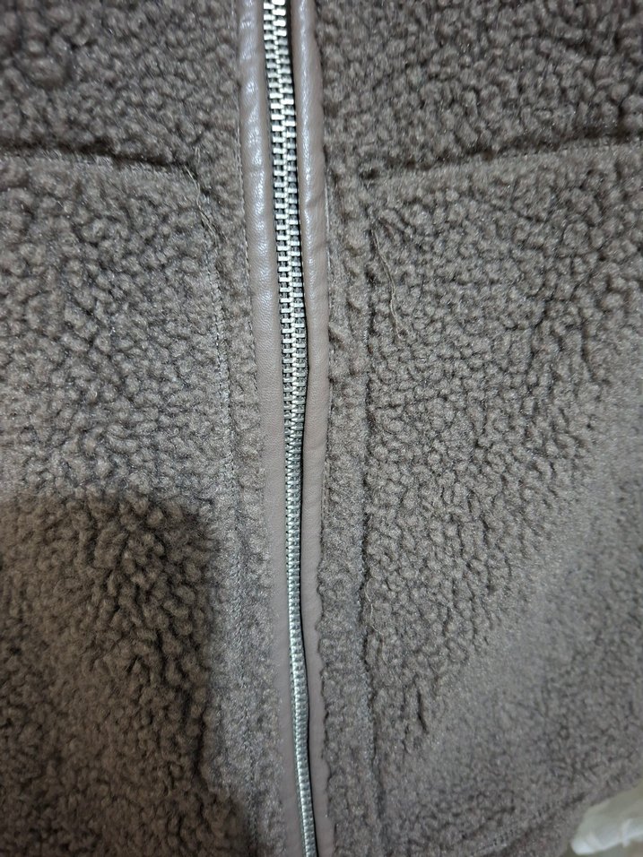 Kahverengi Kadın Peluş Ceket - Görsel 4