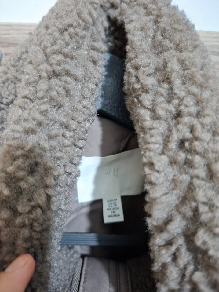 Kahverengi Kadın Peluş Ceket - Görsel 2