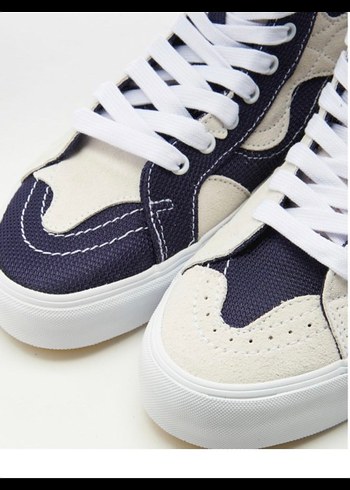 Kadın Beyaz Denim Platform Spor Ayakkabı - Görsel 4