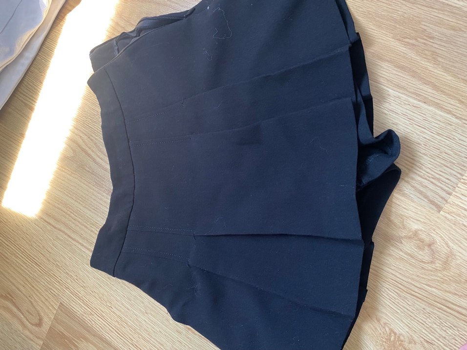 Lacivert Pilili Midi Hamile Eteği - Görsel 2