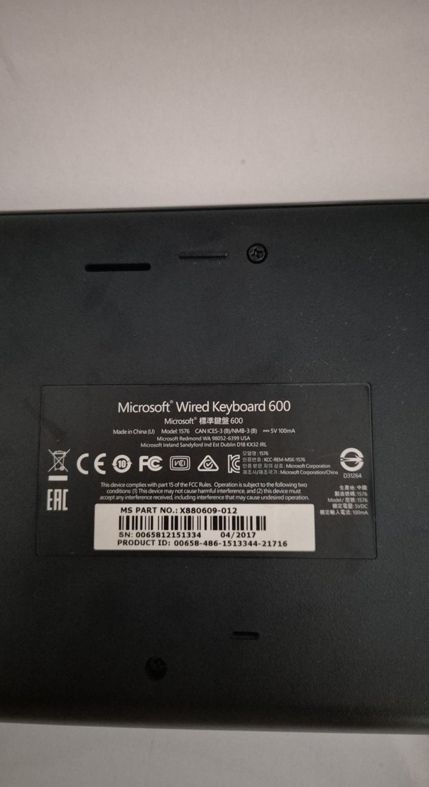 Microsoft Kablolu Siyah Klavye - Görsel 2