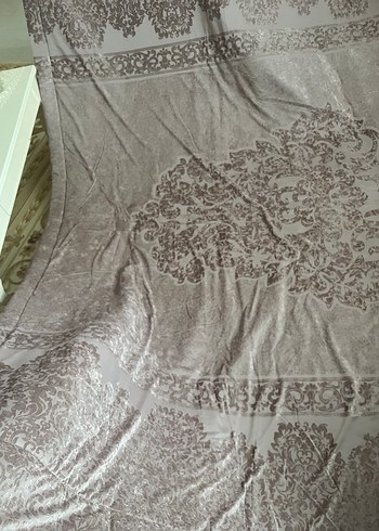 Gri Beyaz Düz Yatak Örtüsü - Görsel 2