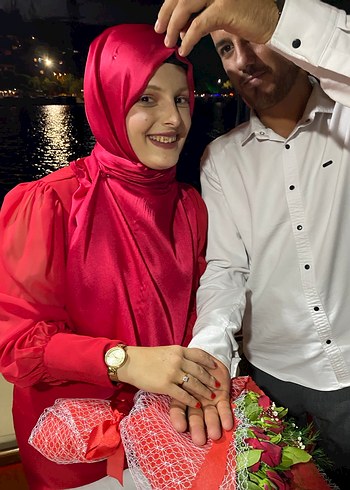 Kırmızı Drapeli Uzun Kollu Midi Elbise - Görsel 2