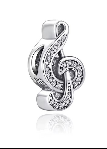 Işıltılı Sol Anahtarı Charm 
