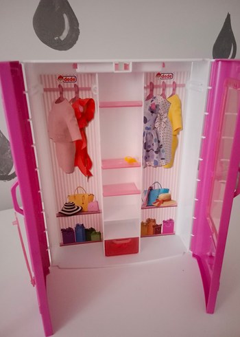 Pembe Renkli oyuncak Çocuk Dolabı - Görsel 3