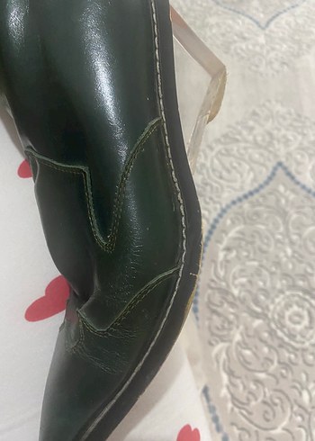Diğer Siklik Ve Rahatlik Koyu Yesil Western Cizgili Bilek Bot