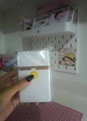 Storage box freebies kutusu photocard kutusu beyaz 