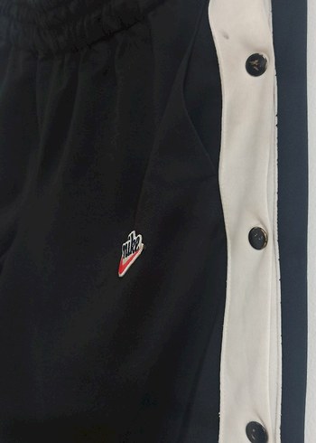 Nike Düğmeli Siyah Erkek Outdoor Eşofman Altı - Görsel 4