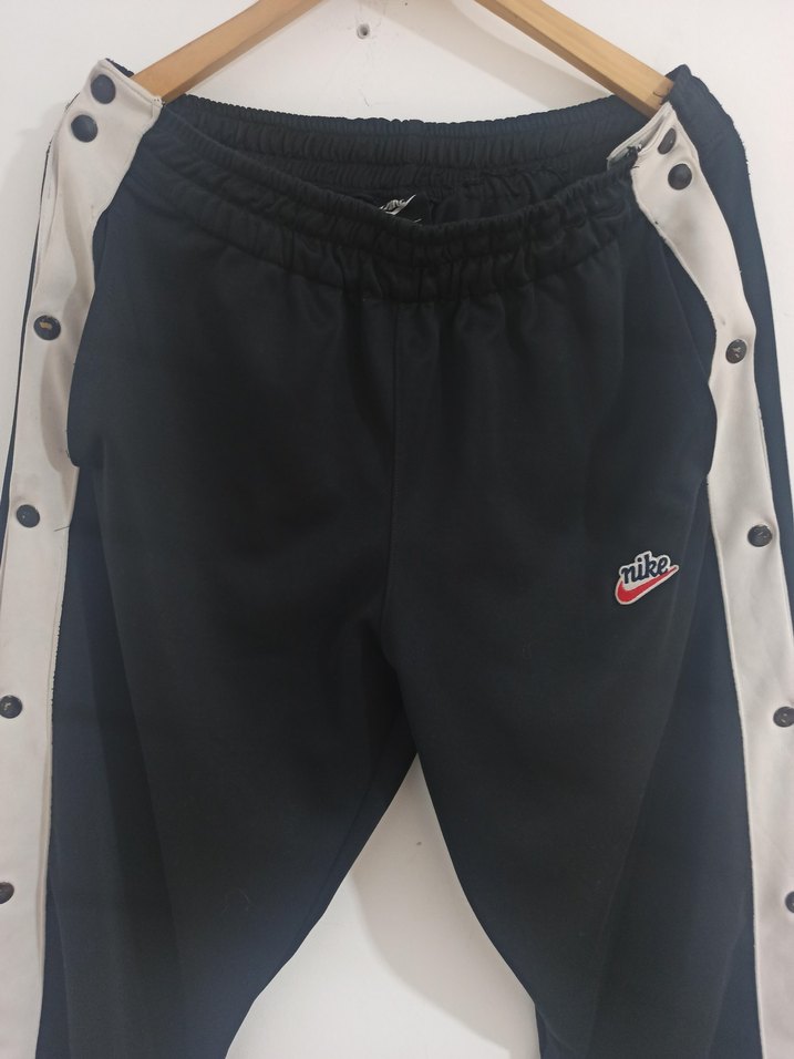 Nike Düğmeli Siyah Erkek Outdoor Eşofman Altı - Görsel 2