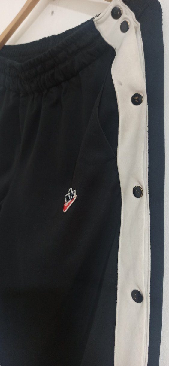 Nike Düğmeli Siyah Erkek Outdoor Eşofman Altı - Görsel 4