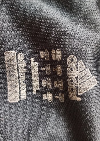 Galatasaray Vintage Erkek Siyah Spor Tişörtü Velcro Detaylı - Görsel 6