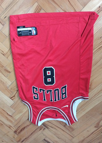 NBA Chicago Bulls Erkek Kırmızı Bulls Basketbol Forması ve Şortu - Görsel 2