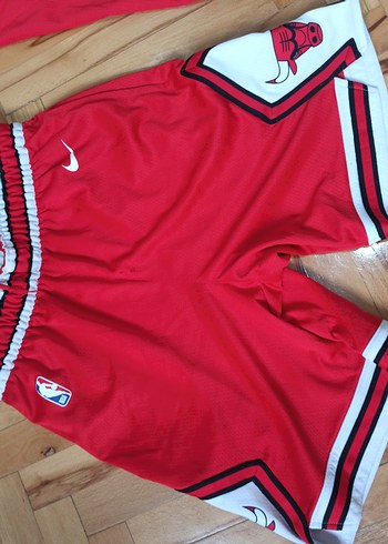 NBA Chicago Bulls Erkek Kırmızı Bulls Basketbol Forması ve Şortu - Görsel 7