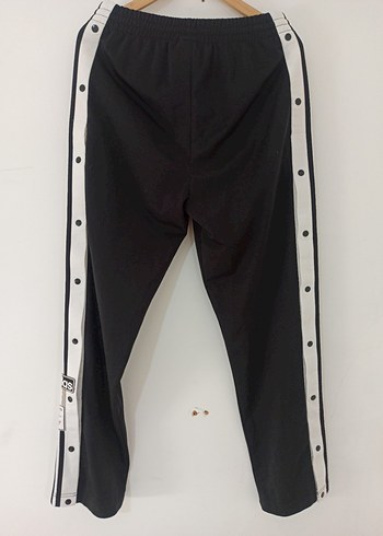 Adidas Beyaz Şeritli Siyah  Eşofman Altı - Görsel 3