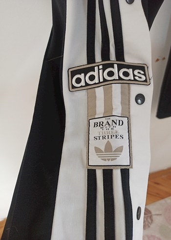 Adidas Beyaz Şeritli Siyah  Eşofman Altı - Görsel 4