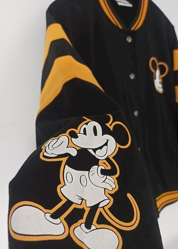 Disney Mickey Baskılı Düğmeli Kadın Ceket - Görsel 3