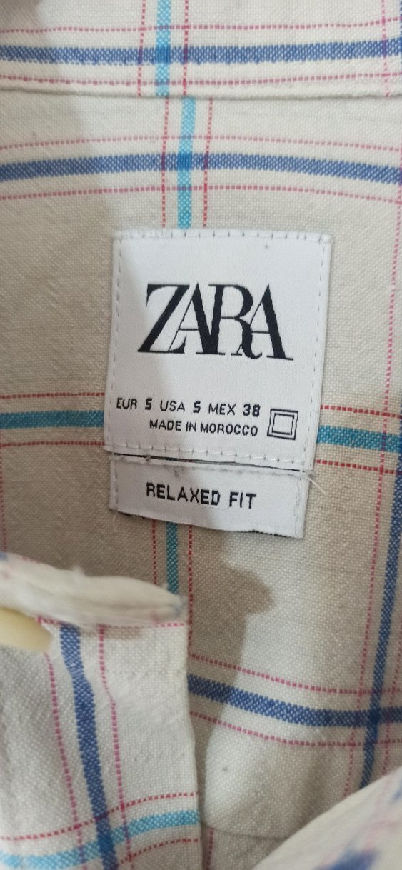 Erkek Beyaz Kareli Uzun Kollu Gömlek - Görsel 4