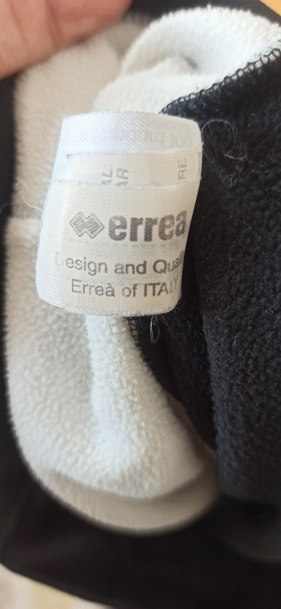 Errea Siyah Gri Kapüşonlu Fermuarlı  Ceket - Görsel 5