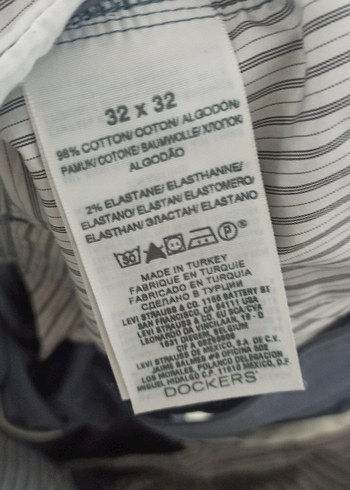 Dockers Gri Regular Fit Denim Erkek Pantolon - Görsel 6