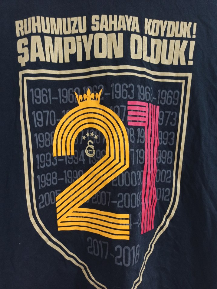 Galatasaray 21. Şampiyonluk Tişört - Görsel 2