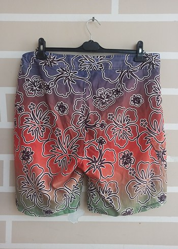 Jack&Jones Renkli Bohem Desenli Kemerli Erkek Şort - Görsel 2