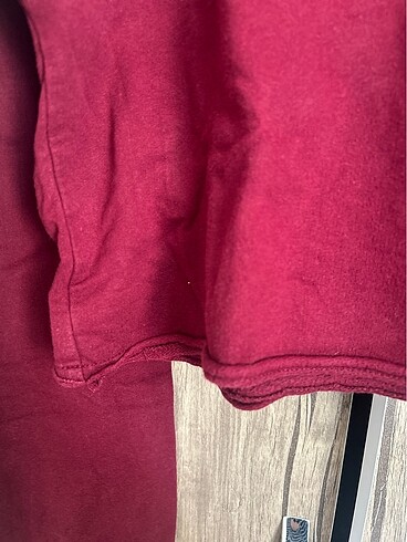 xs Beden bordo Renk Crop sweatshirt