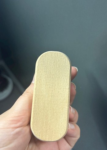 Bej Ahşap Saplı tırnak fırçası - Görsel 3