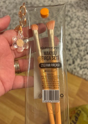 Naturalove 2'li Makyaj Fırça Seti Bej - Görsel 2