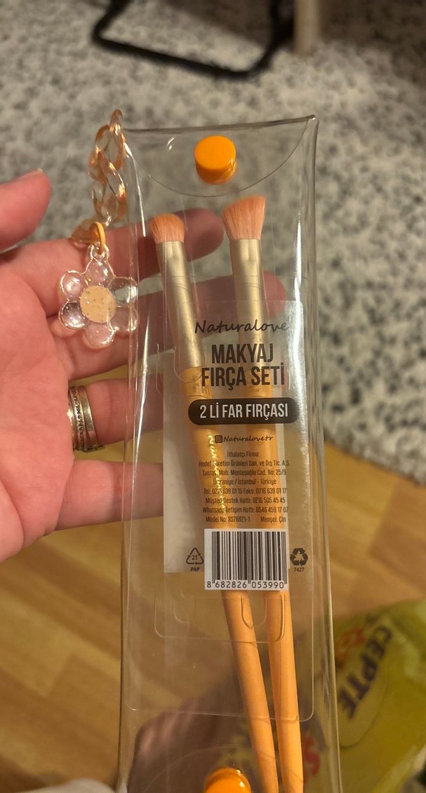 Naturalove 2'li Makyaj Fırça Seti Bej - Görsel 2