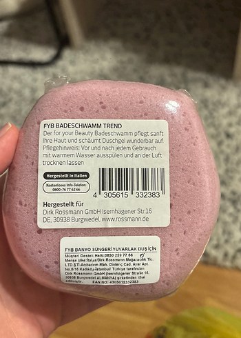 For Your Beauty Peeling Etkili Banyo Süngeri - Görsel 2