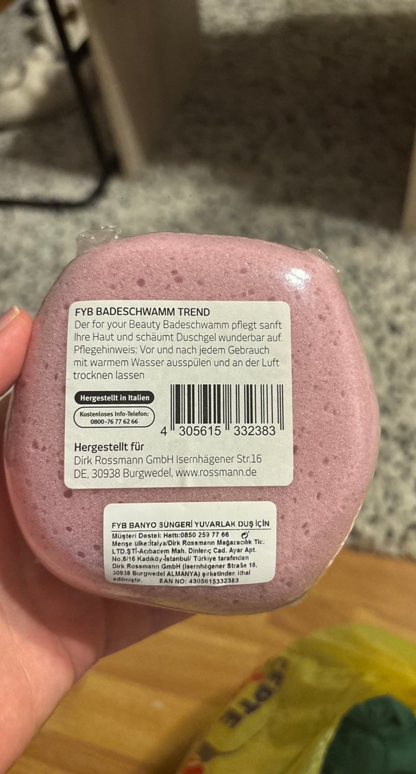 For Your Beauty Peeling Etkili Banyo Süngeri - Görsel 2