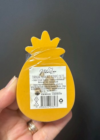 Renkli Ananas Temalı tırnak seti - Görsel 2