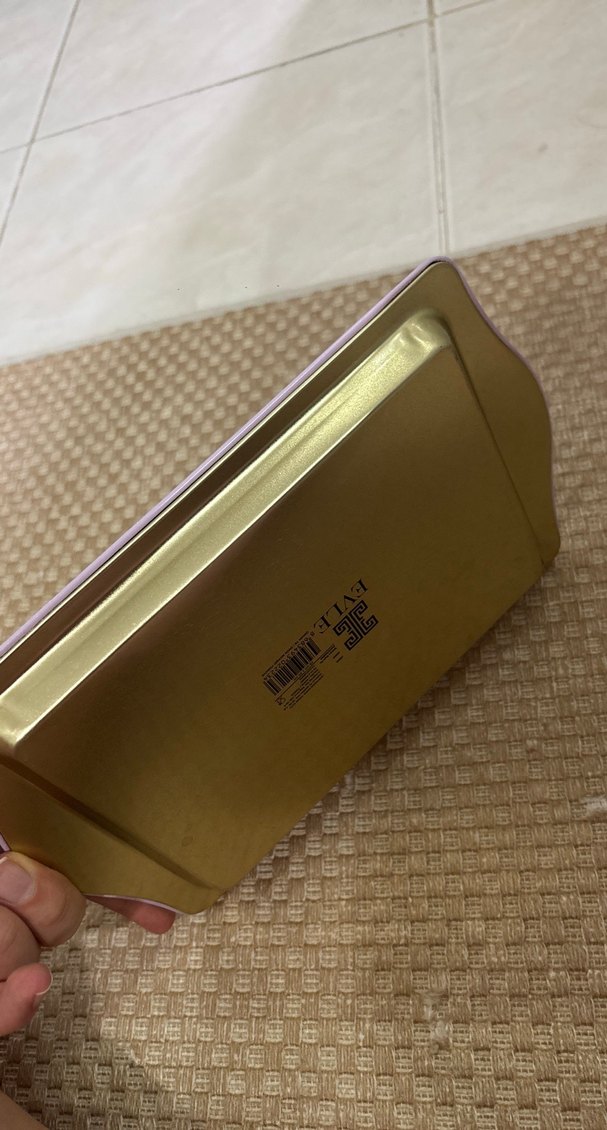 Pembe Çiçek Desenli Bahar Tepsisi - Görsel 2