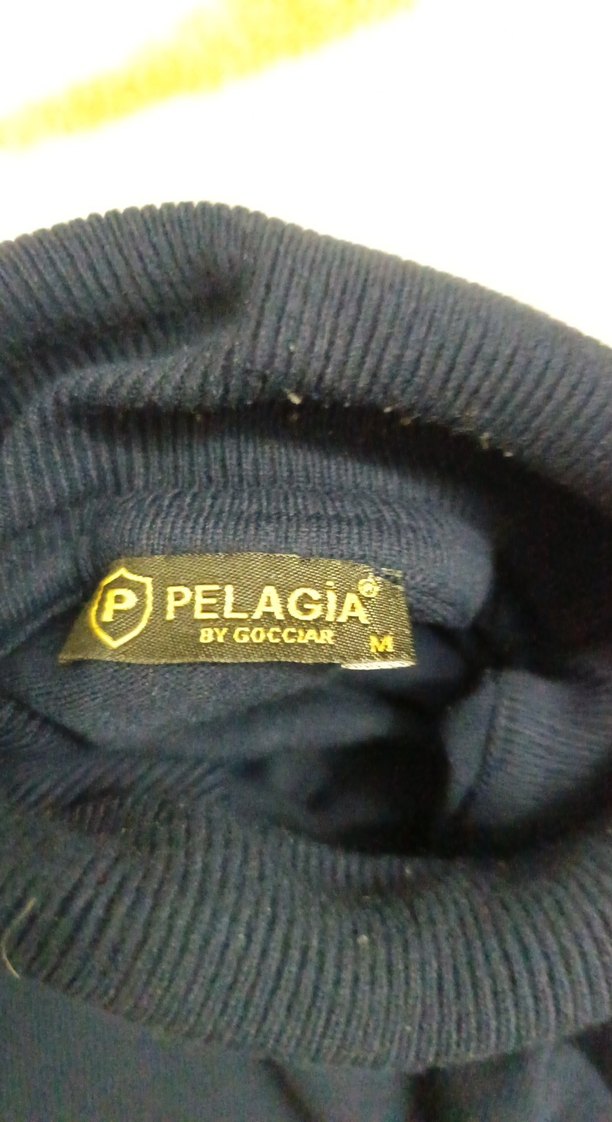 Kadın Lacivert Boğazlı Triko Kazak - Görsel 4