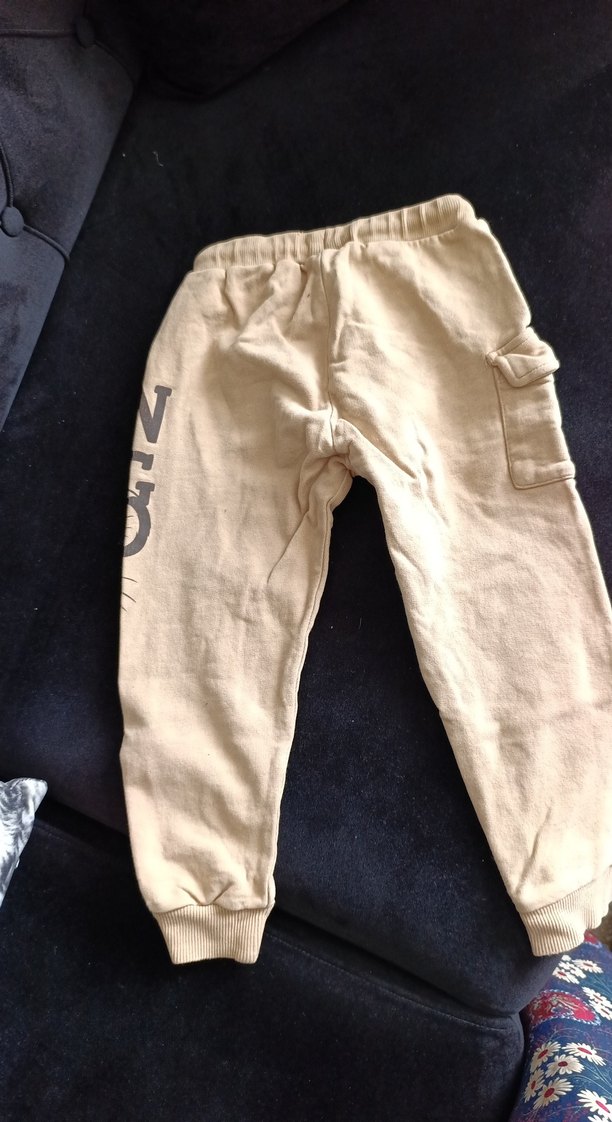 Kahverengi Baskılı Erkek Çocuk Eşofman Altı - Görsel 4