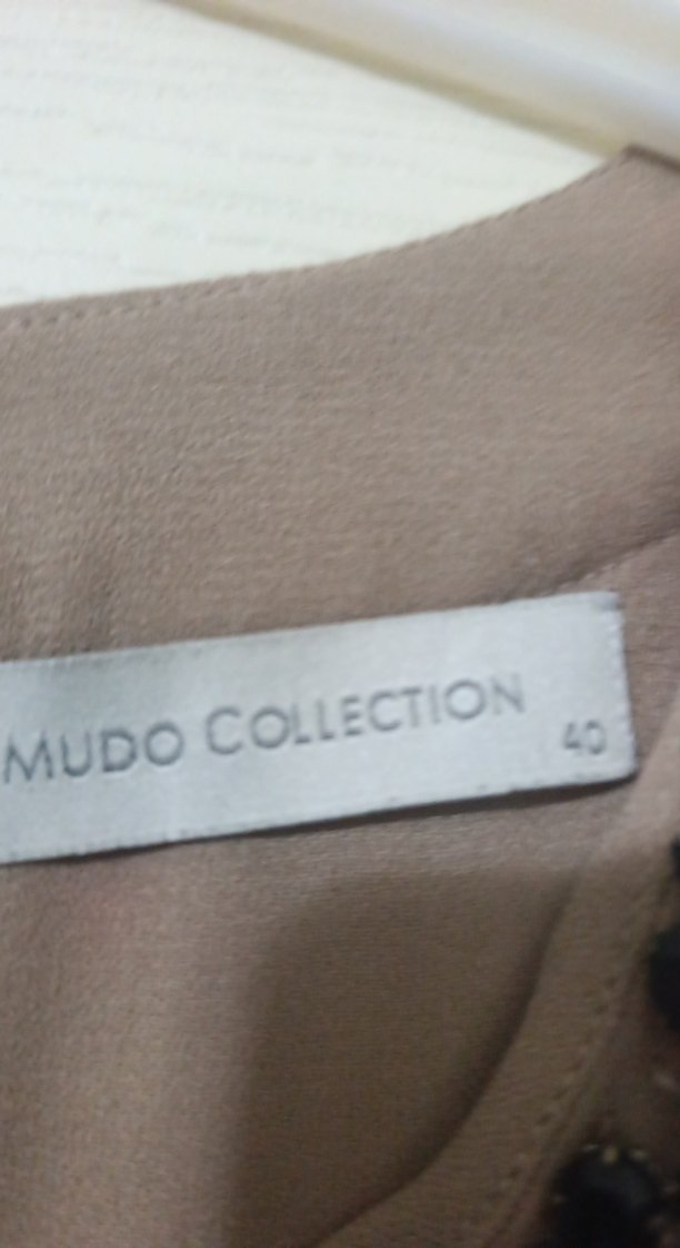 Bej ve Lacivert Hamile Tunik, Uzun Kollu - Görsel 4