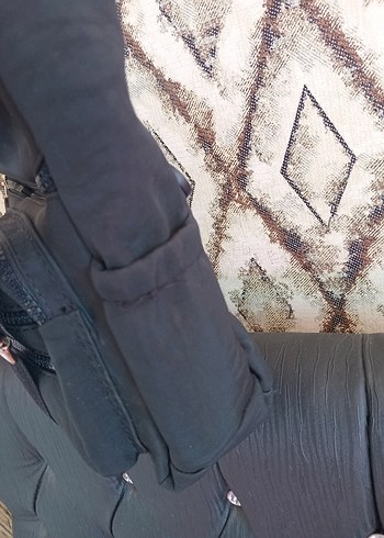 Siyah Gri Fermuarlı Kadın Çapraz Çanta - Görsel 3